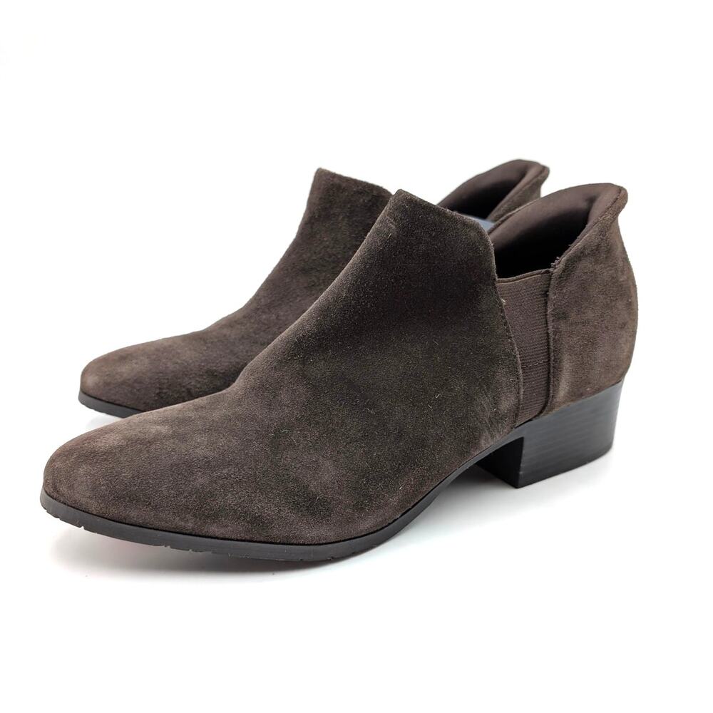 Reaction Kenneth Cole Serafina Ankle Bootie Women's Chocolate Size US11M EU41.5